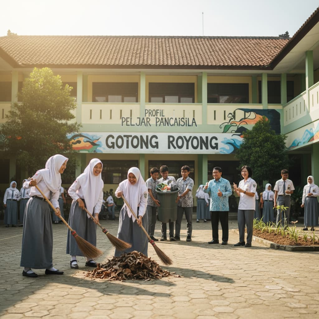 Menanamkan Profil Pelajar Pancasila melalui Budaya Sekolah Sehari-hari